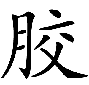 胶